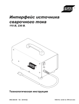 ESAB Welding power source interface Руководство пользователя