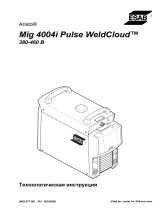 ESAB Mig 4004i Pulse WeldCloud™ Руководство пользователя