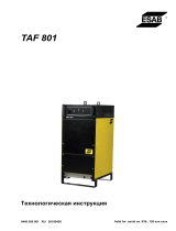 ESAB TAF 801 Руководство пользователя