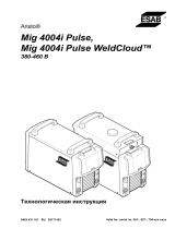 ESAB Mig 4004i Pulse, Mig 4004i Pulse WeldCloud™ Руководство пользователя