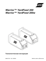 ESAB Warrior™ YardFeed 200, Warrior™ YardFeed 200w Руководство пользователя