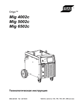 ESAB Mig 4002c, Mig 5002c, Mig 6502c Руководство пользователя