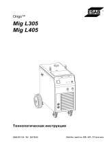 ESAB Mig L305 Руководство пользователя