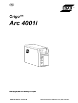 ESAB Arc 4001i - Origo™ Arc 4001i Руководство пользователя