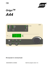 ESAB A44 Origo™ Руководство пользователя