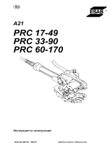ESAB PRC 60-170 - A21 PRC 17-49 Руководство пользователя