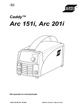 ESAB Caddy® Arc 151i, Caddy® Arc 201i Руководство пользователя