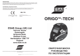 ESAB Origo™ Tech Руководство пользователя