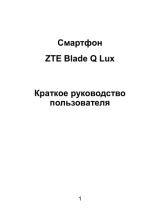 ZTE BLADE Q Lux 3G Руководство пользователя