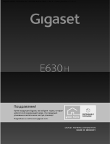 Gigaset E630H Руководство пользователя