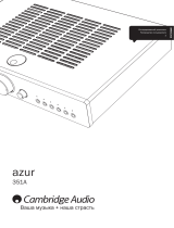 Cambridge Audio AZUR 351A Руководство пользователя