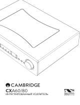 Cambridge Audio CXA 60 Black Руководство пользователя