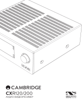 Cambridge Audio CXR 120/200 Руководство пользователя