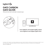 Logitech G G413 Carbon / Silver Mechanical Gaming Keyboard Руководство пользователя