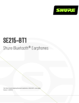 Shure SE215-BT1 Руководство пользователя