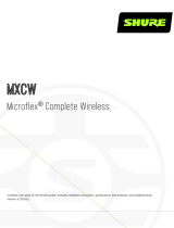 Shure MXCW Руководство пользователя