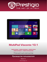 Prestigio Multipad Visconte 32 Gb серебристо-белый Руководство пользователя