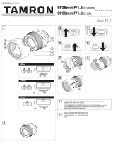 Tamron SP 35мм F/1.8 Di VC Canon (F012E) Руководство пользователя