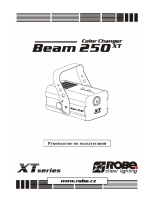 Robe Beam 250 XT Руководство пользователя