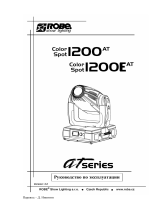 Robe Color Spot 1200 AT + 1200E AT Руководство пользователя