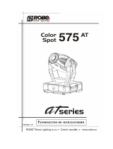 Robe Color Spot 575 AT Руководство пользователя