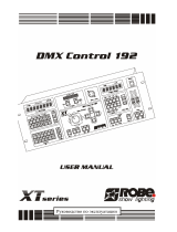 Robe DMX control 192 Руководство пользователя