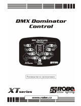 Robe DMX Dominator control Руководство пользователя