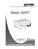 Robe Haze 400 FT Руководство пользователя