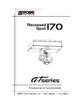 Robe Recessed Spot 170 AT Руководство пользователя