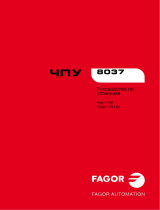 Fagor CNC 8037 for milling machines Руководство пользователя