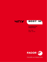 Fagor CNC 8037 para fresadoras Инструкция по применению