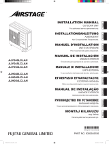 Fujitsu AJY040LCLAH Инструкция по установке