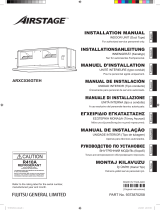 Fujitsu ARXC036GTEH Инструкция по установке