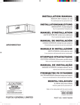 Fujitsu ARXH096GTAH Инструкция по установке