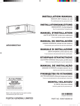 Fujitsu ARXH096GTAH Инструкция по установке