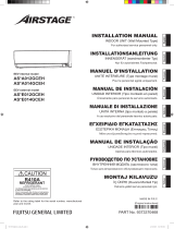 Fujitsu ASHE012GCEH Инструкция по установке