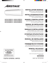 Fujitsu ASHA30GBCH Инструкция по установке