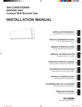 Fujitsu ASHG09LTCA Инструкция по установке