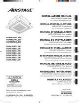 Fujitsu AUXK024GLEH Инструкция по установке