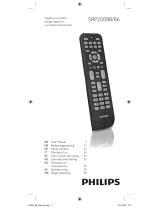 Philips SRP2008B/86 Руководство пользователя