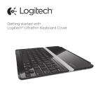 Logitech Ultrathin Keyboard Cover Руководство пользователя