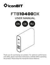 iconBIT FTB10400DX 10400 mAh Руководство пользователя