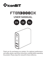 iconBIT FTB13000DX 13000 mAh Руководство пользователя