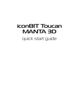 iconBIT Toucan Manta 3D Руководство пользователя