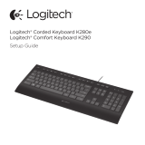 Logitech Keyboard Comfort K290 Руководство пользователя