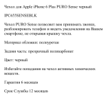 PUROдля Apple iPhone 6 Plus Black (IPC655SENSEBLK)
