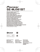 Pioneer SE-MJ561BT-T Руководство пользователя