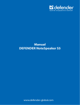 Defender NoteSpeaker S5 (65549) Руководство пользователя