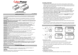 CyberPower BU725E 725VA/390W (3 EURO) Руководство пользователя