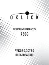 Oklick 750G Black Blue Руководство пользователя